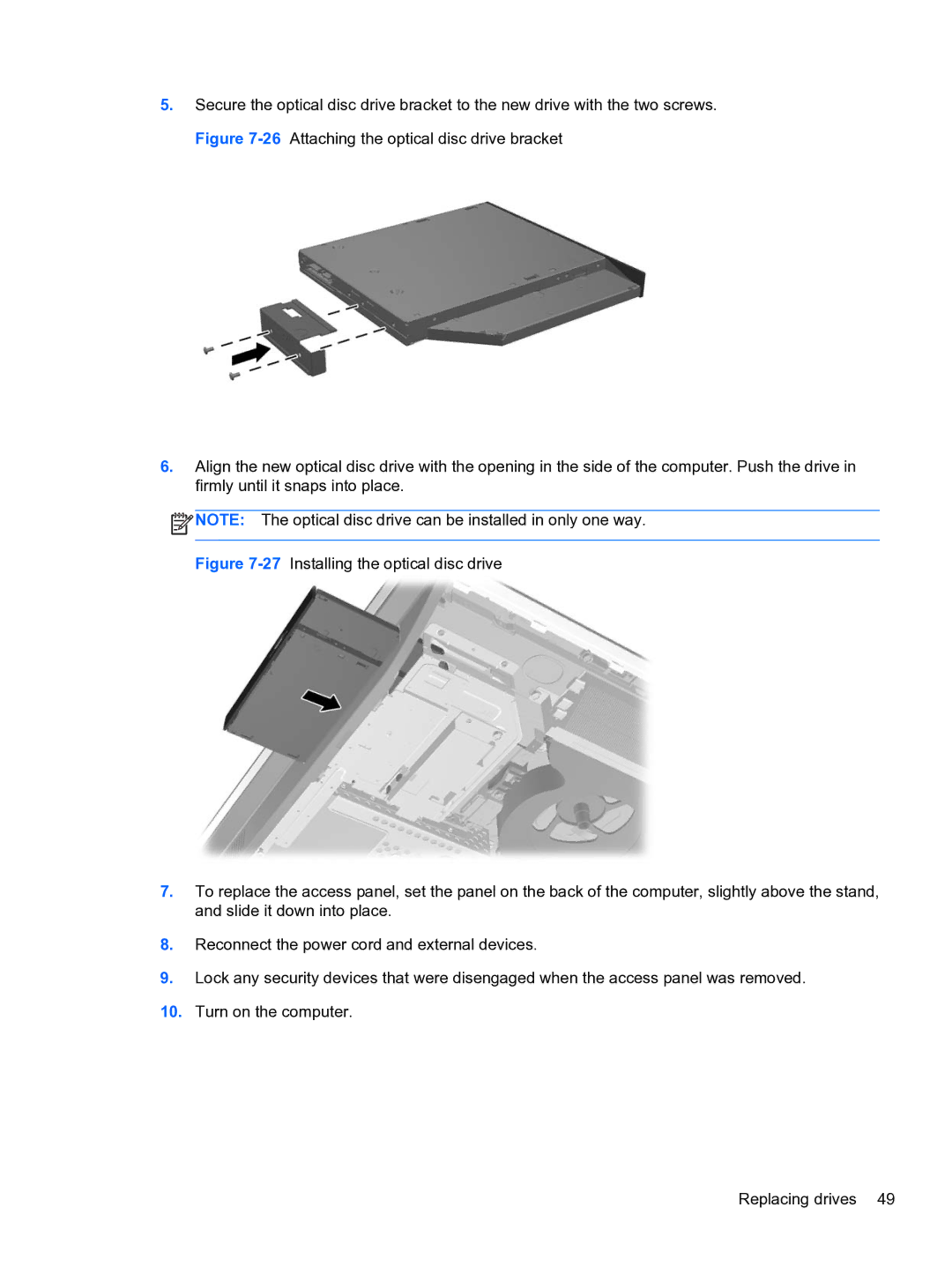 HP 8300E B8U11UT#ABA manual 