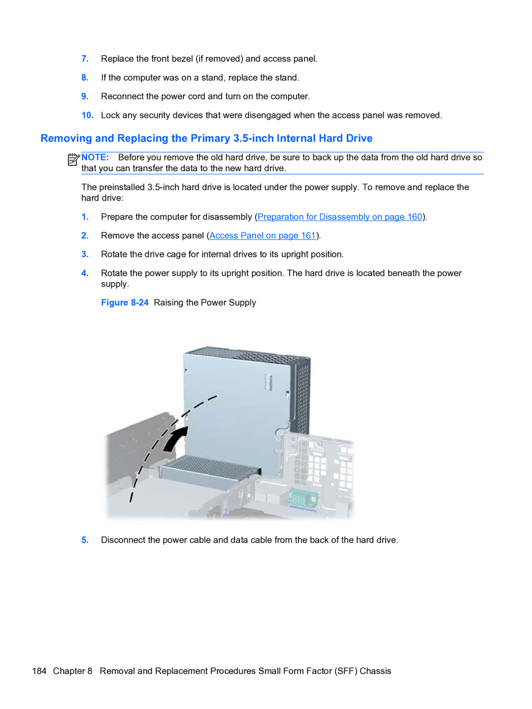 HP 8300e D8C26UTABA manual 