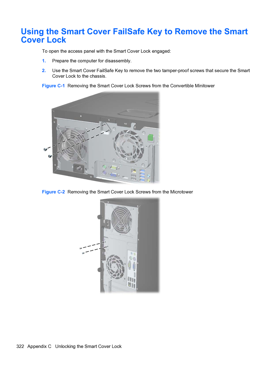 HP 8300e D8C26UTABA manual 