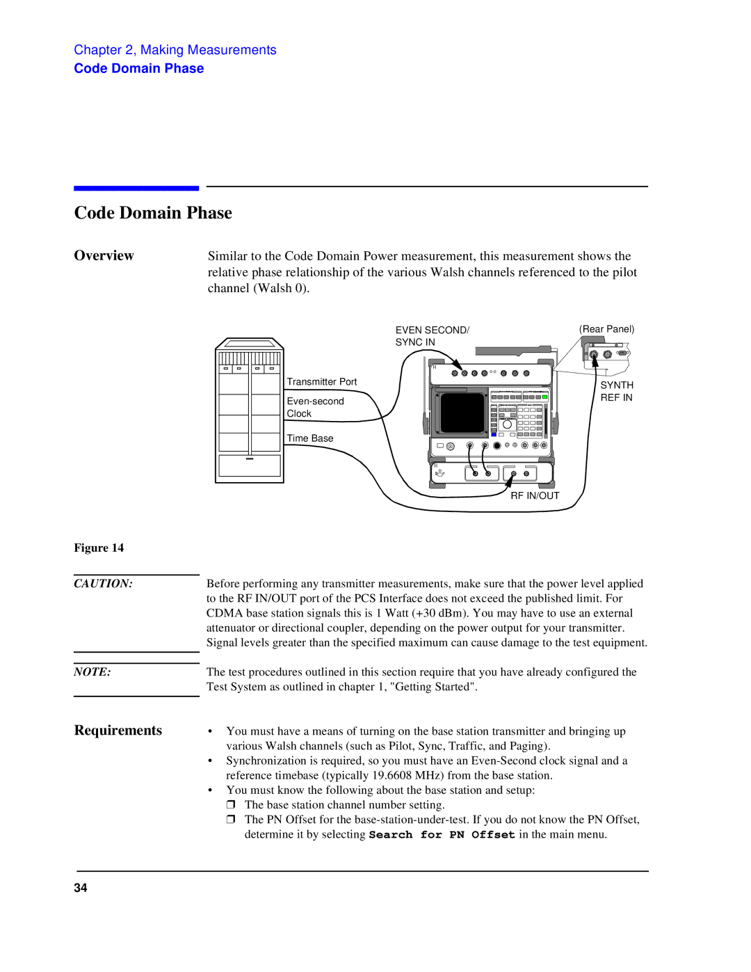 HP 83236B S Interface manual Code Domain Phase 