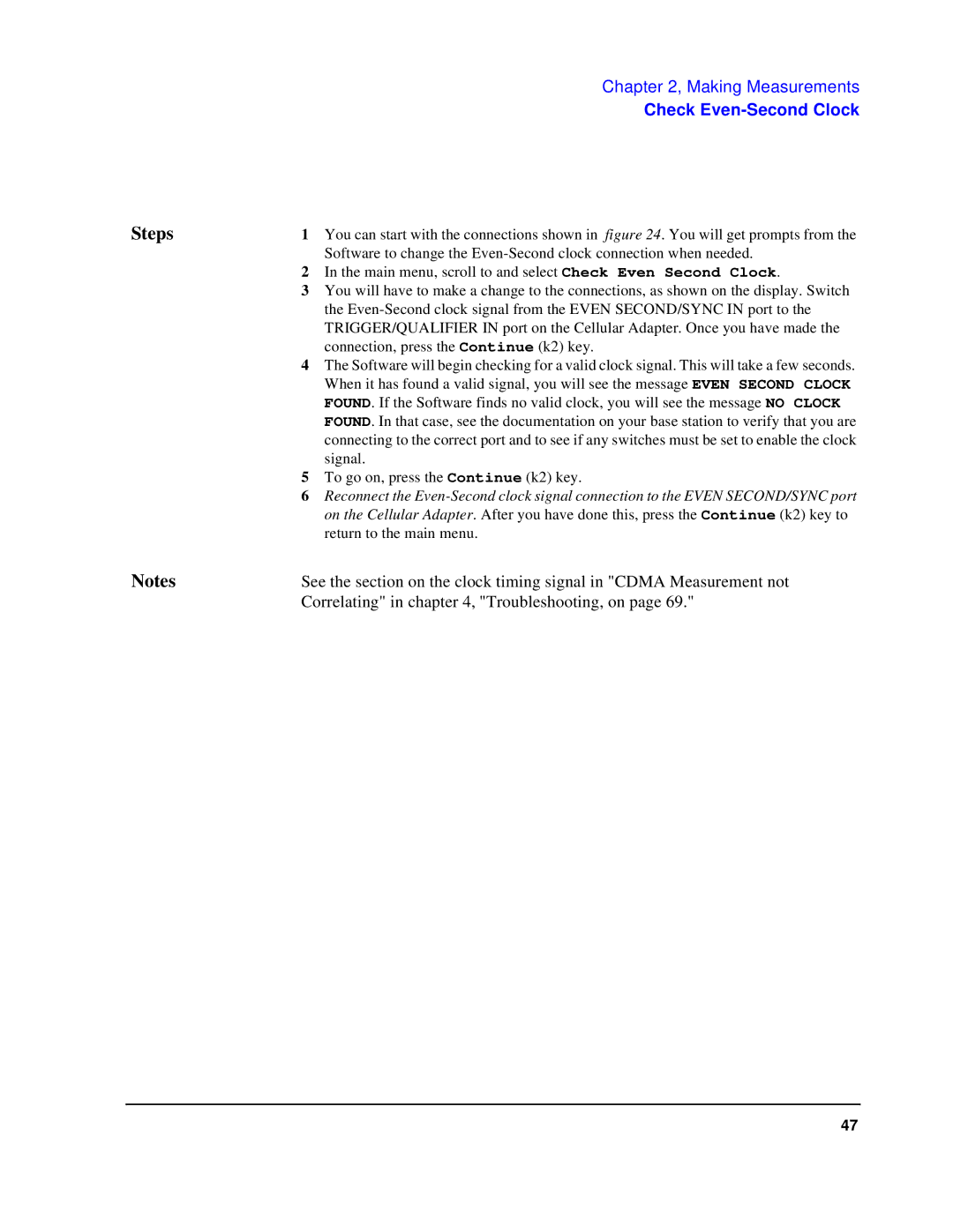 HP 83236B S Interface manual Correlating in , Troubleshooting, on 