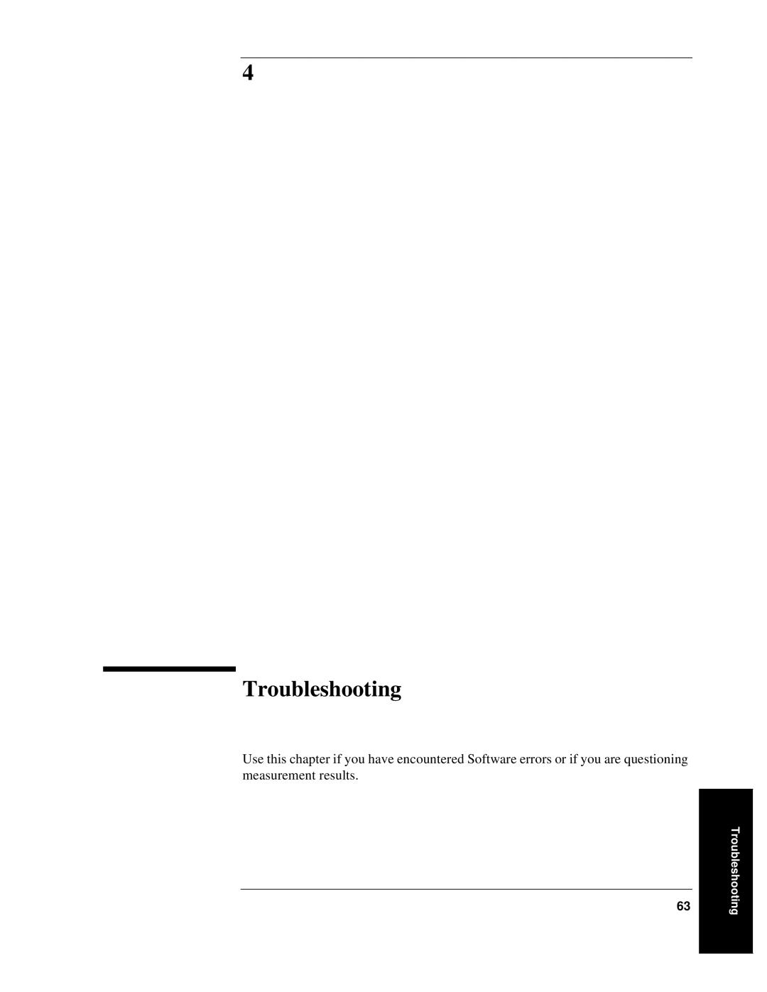 HP 83236B S Interface manual Troubleshooting 