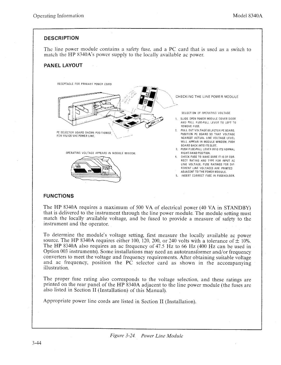 HP 8340a manual 