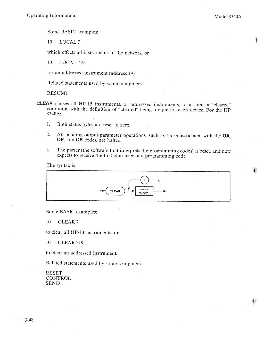 HP 8340a manual 