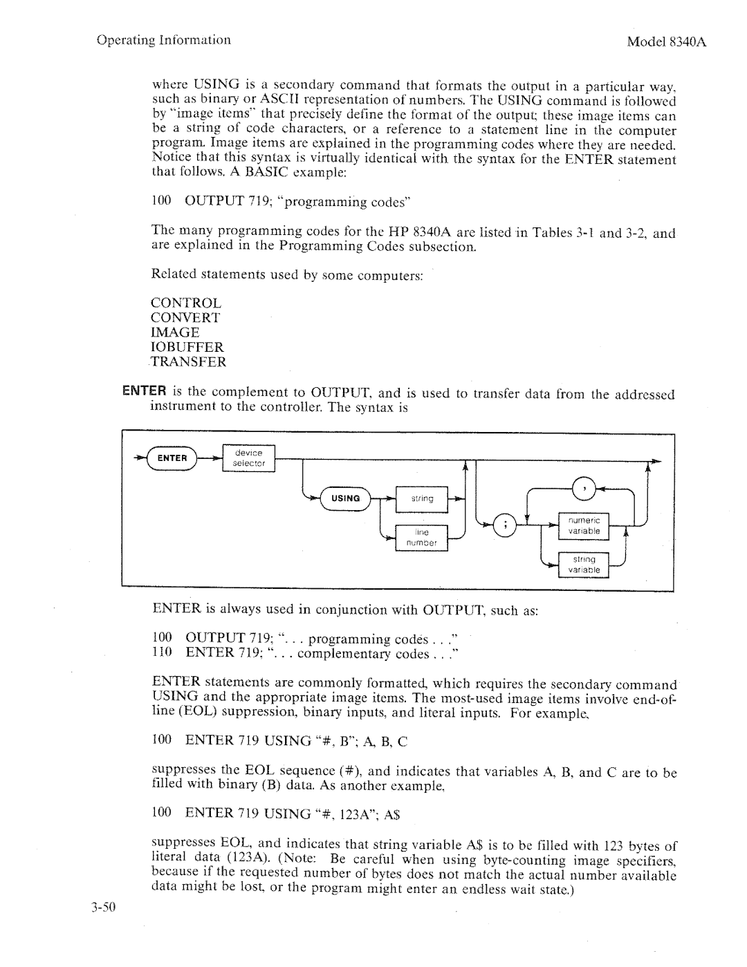 HP 8340a manual 