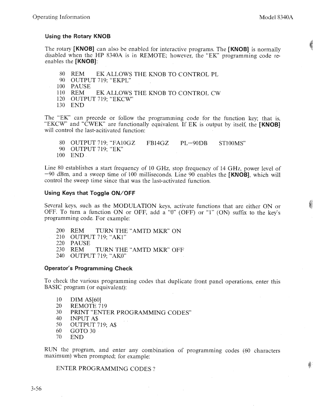 HP 8340a manual 