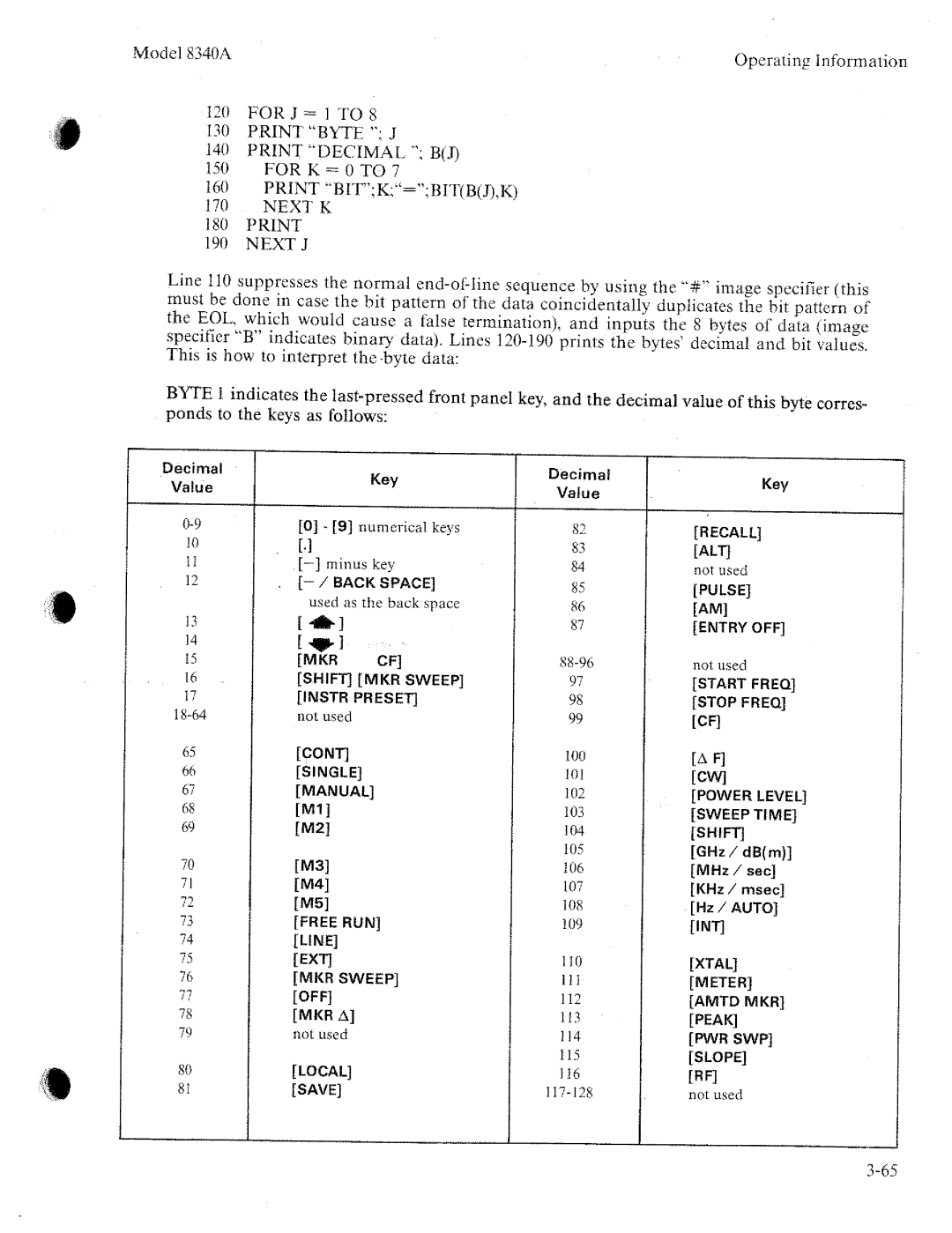 HP 8340a manual 