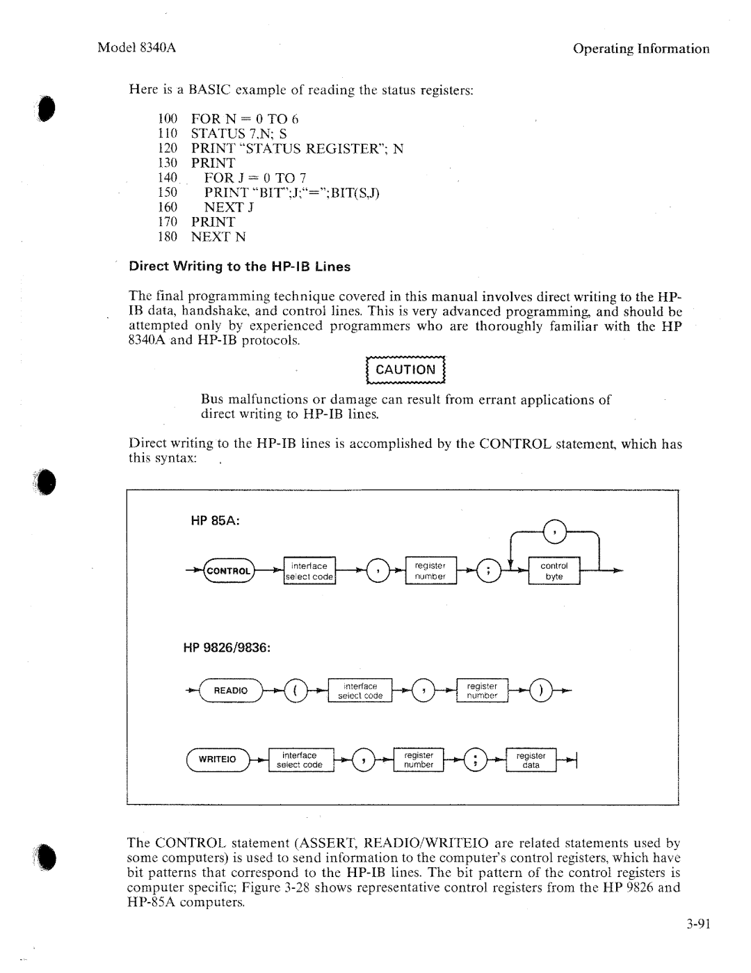 HP 8340a manual 