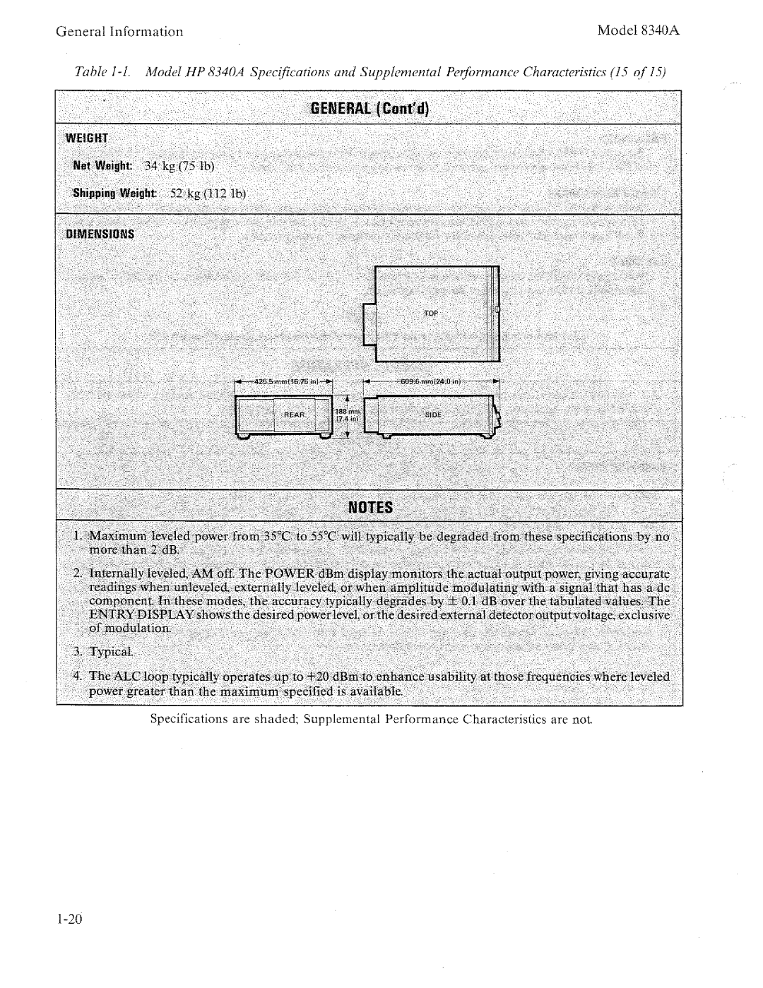 HP 8340a manual 