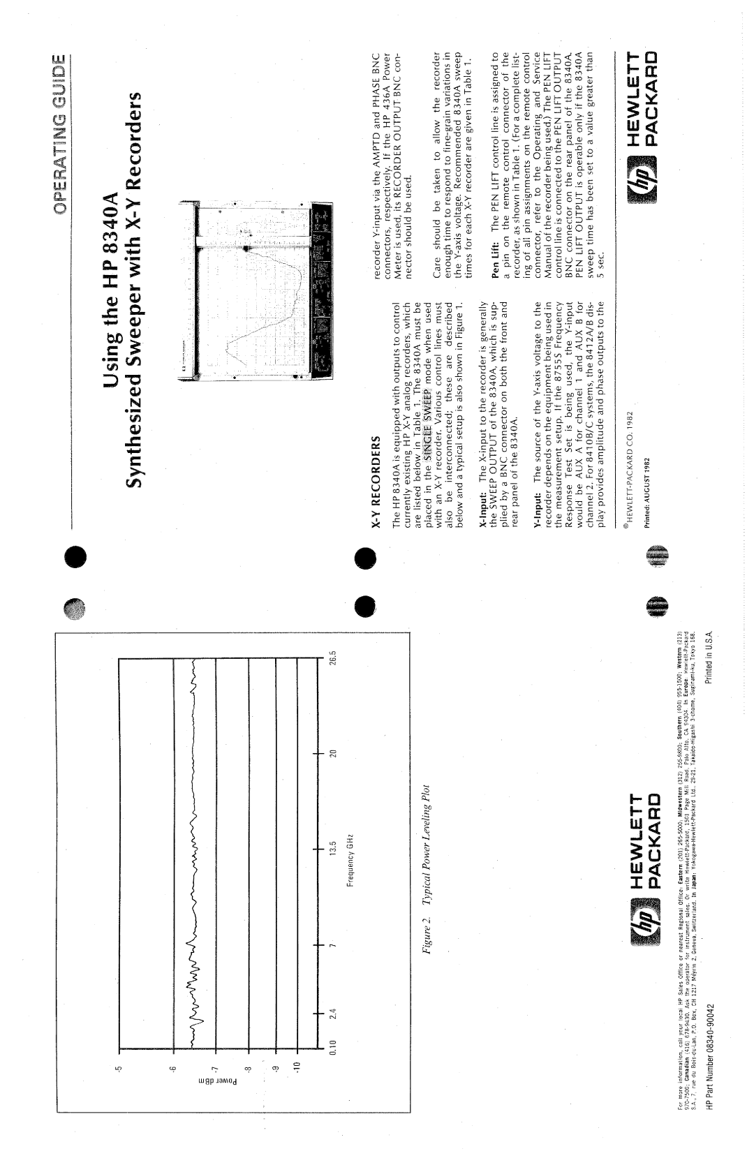 HP 8340a manual 