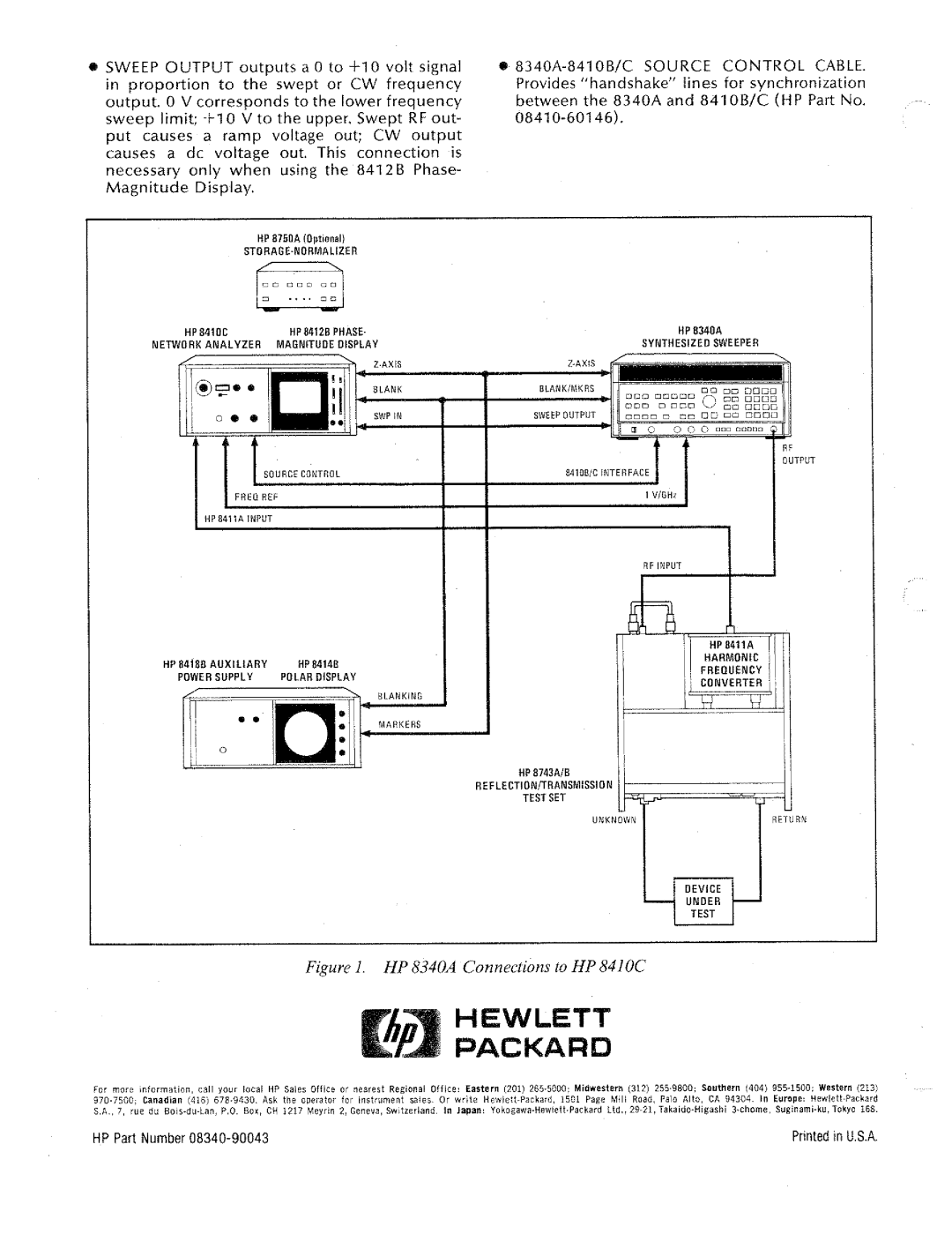 HP 8340a manual 