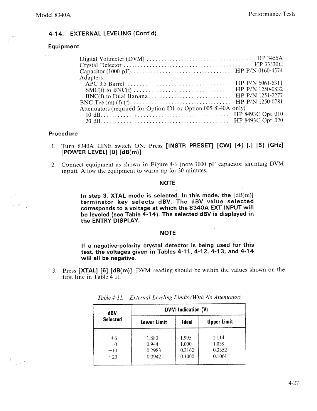 HP 8340a manual 