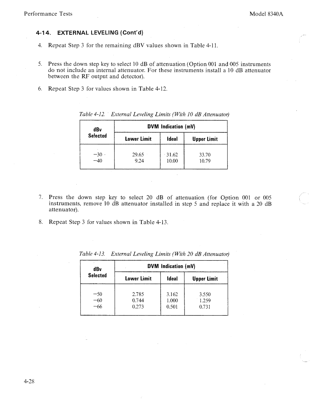 HP 8340a manual 