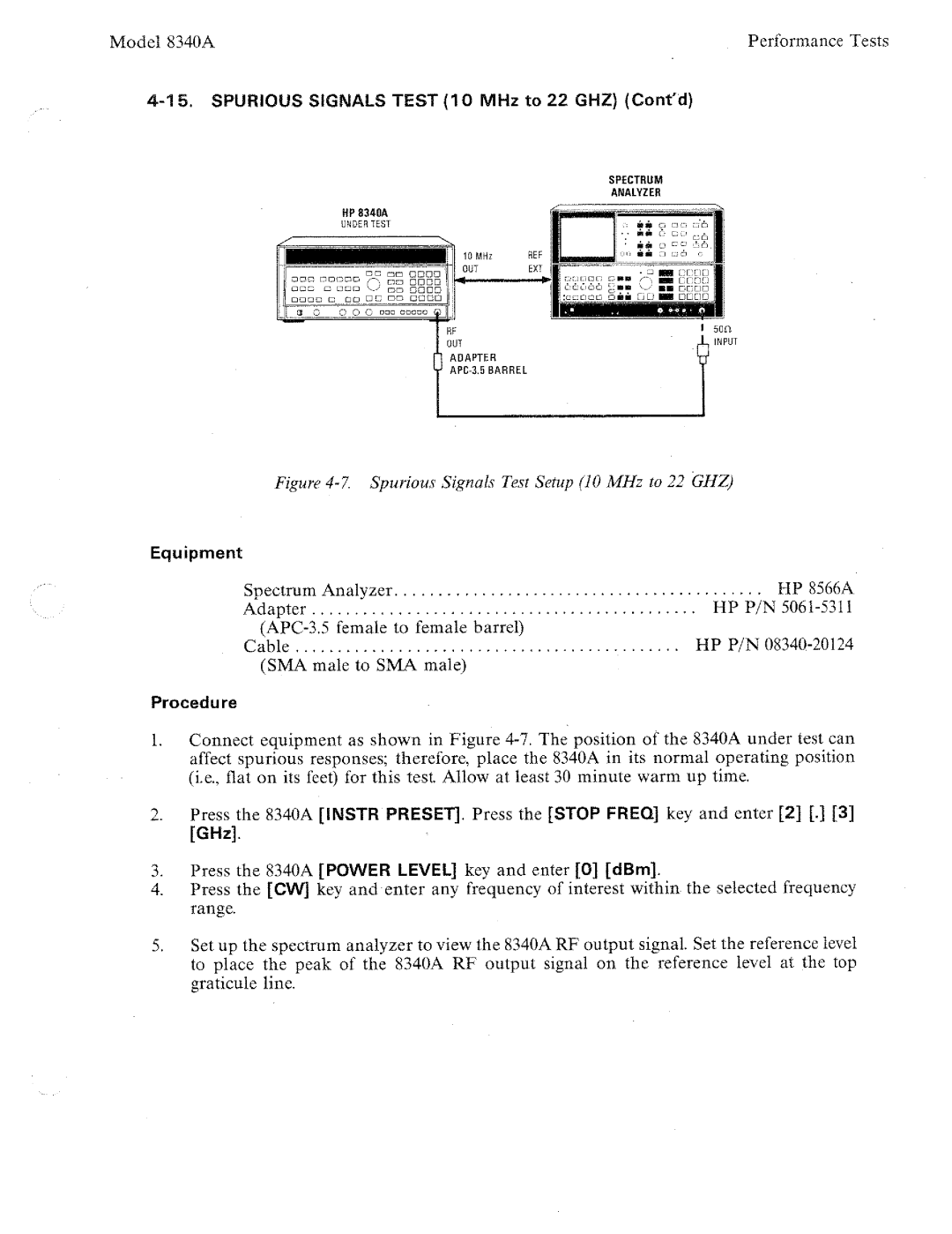 HP 8340a manual 