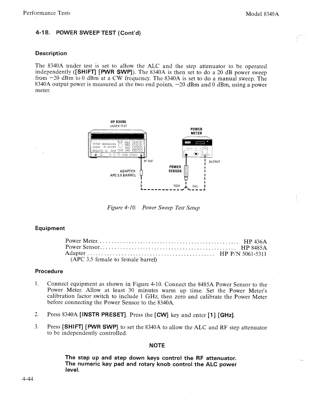 HP 8340a manual 