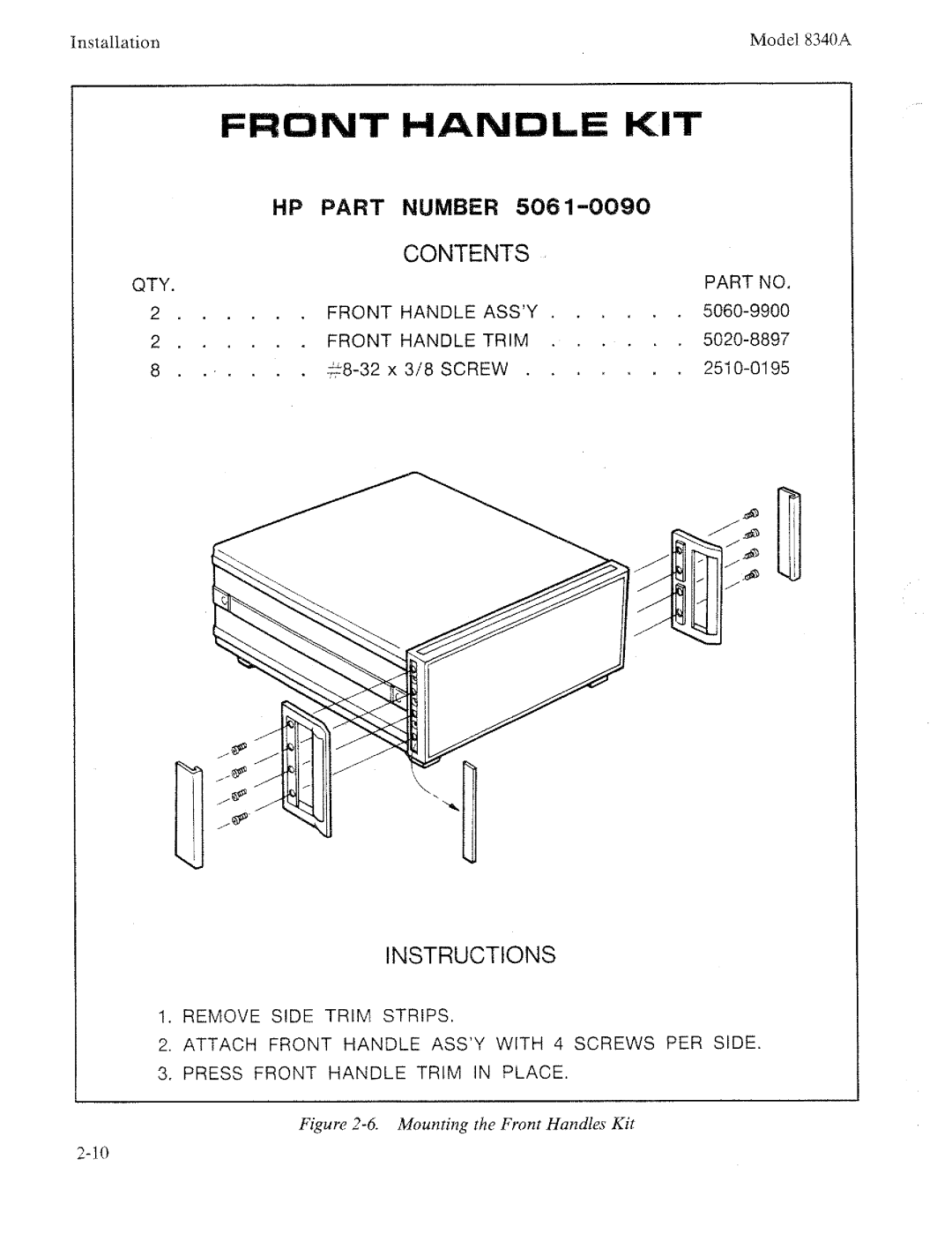 HP 8340a manual 