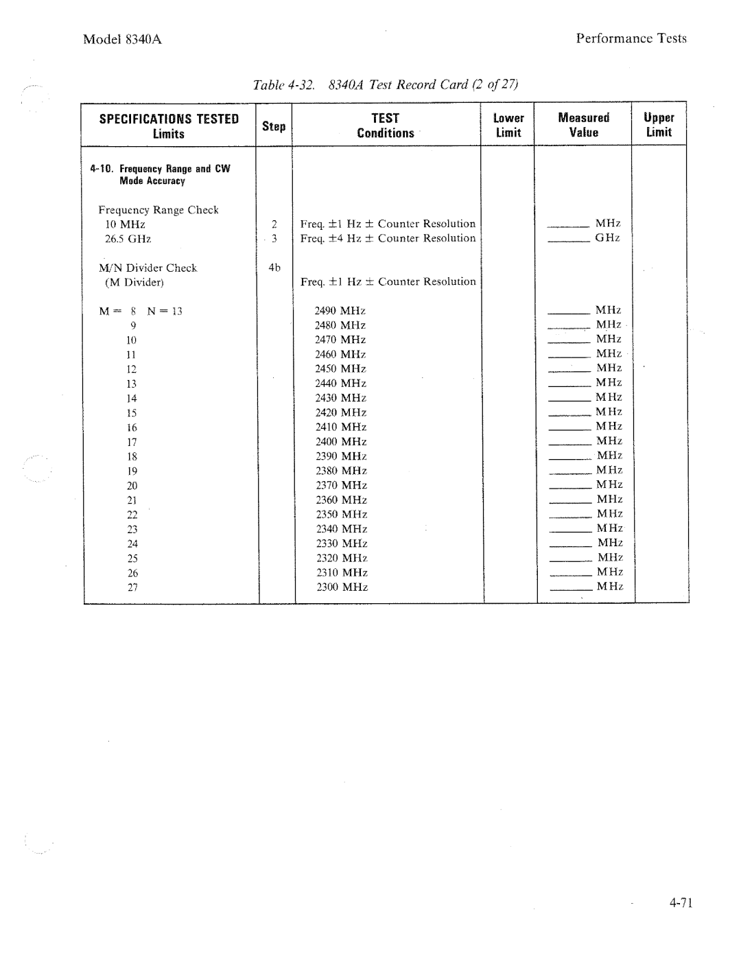 HP 8340a manual 