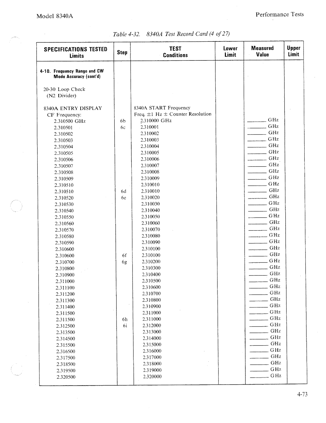 HP 8340a manual 