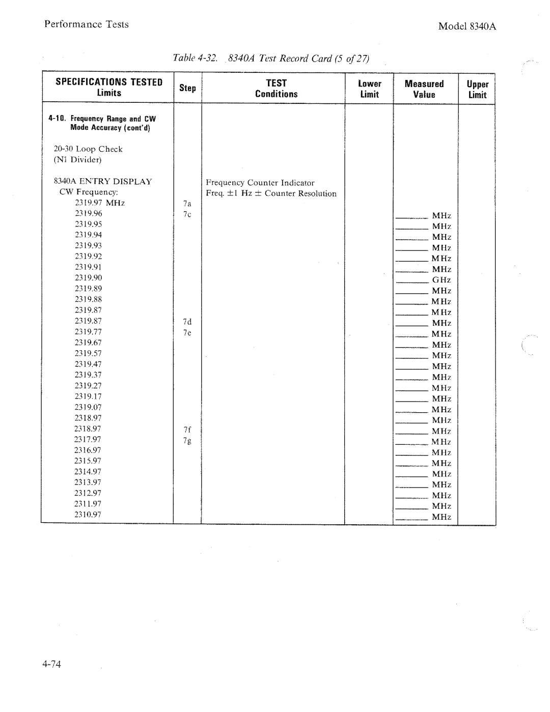 HP 8340a manual 