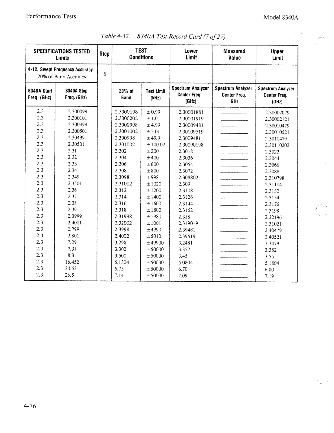 HP 8340a manual 