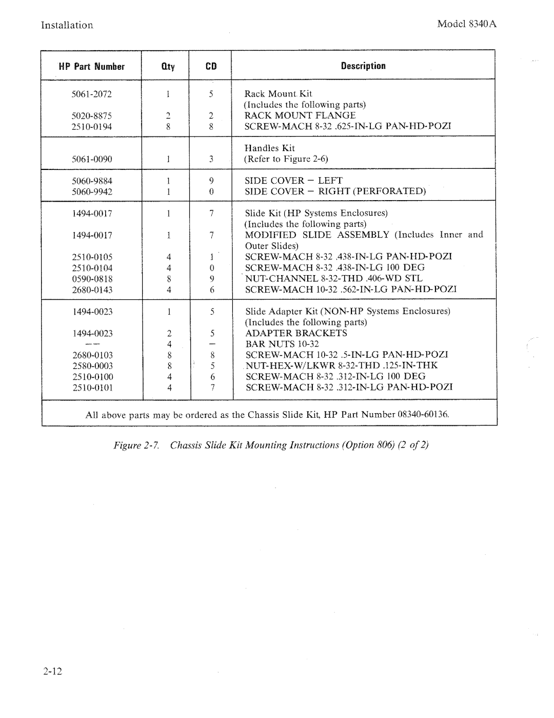 HP 8340a manual 