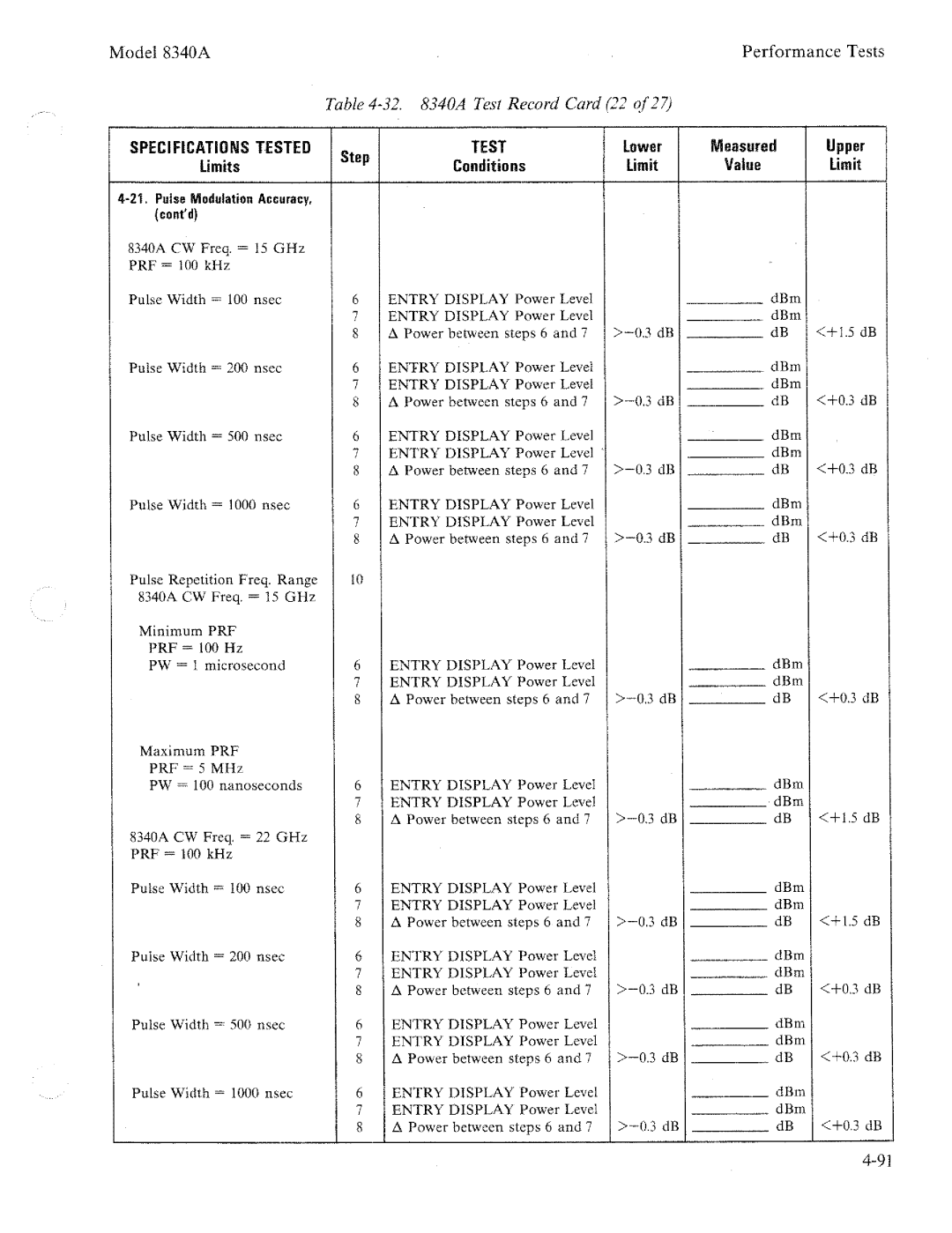 HP 8340a manual 