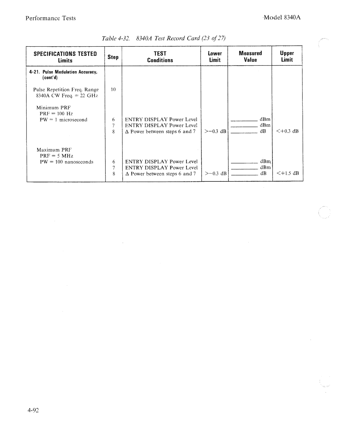 HP 8340a manual 