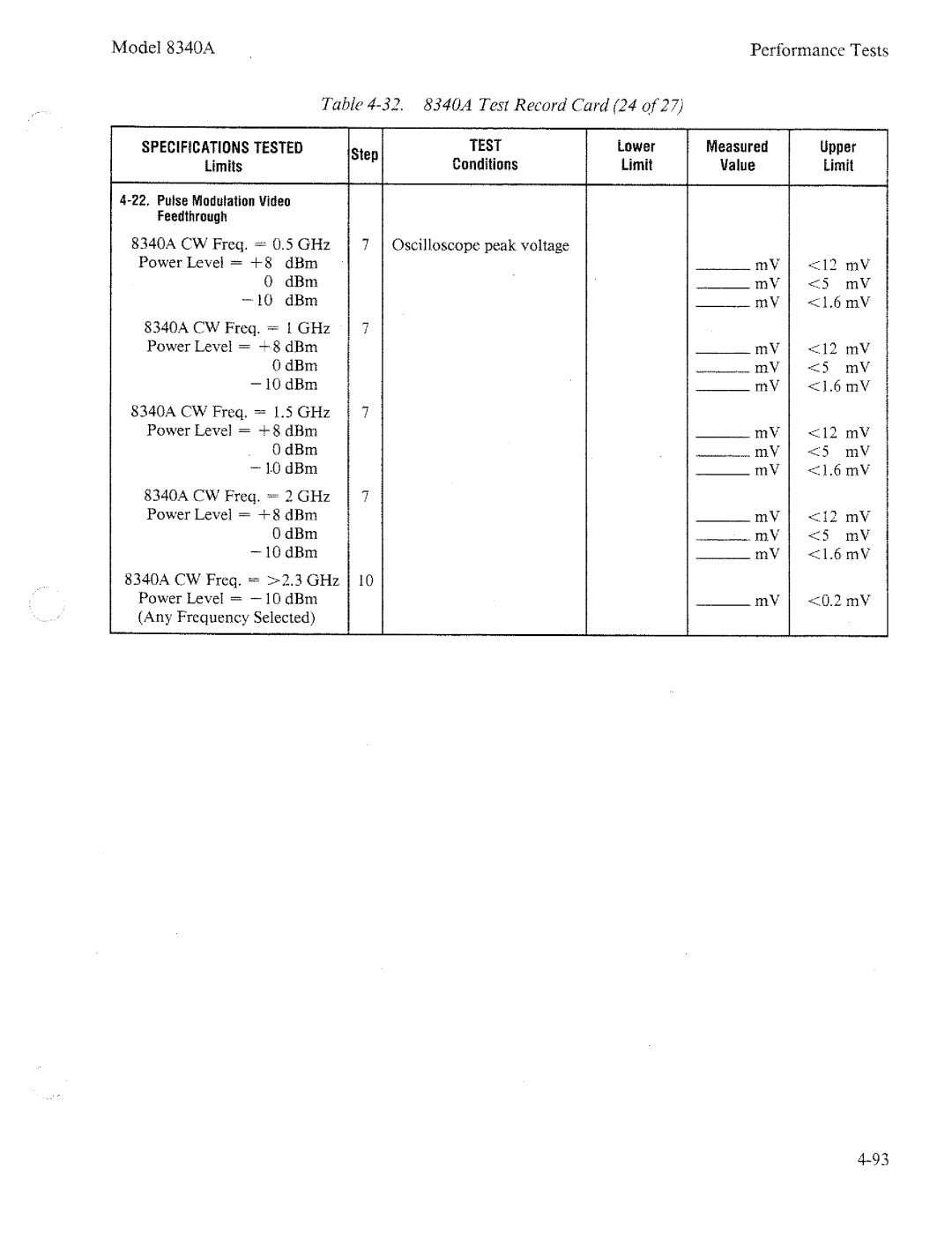 HP 8340a manual 