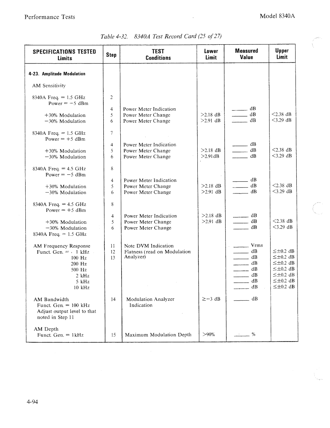 HP 8340a manual 