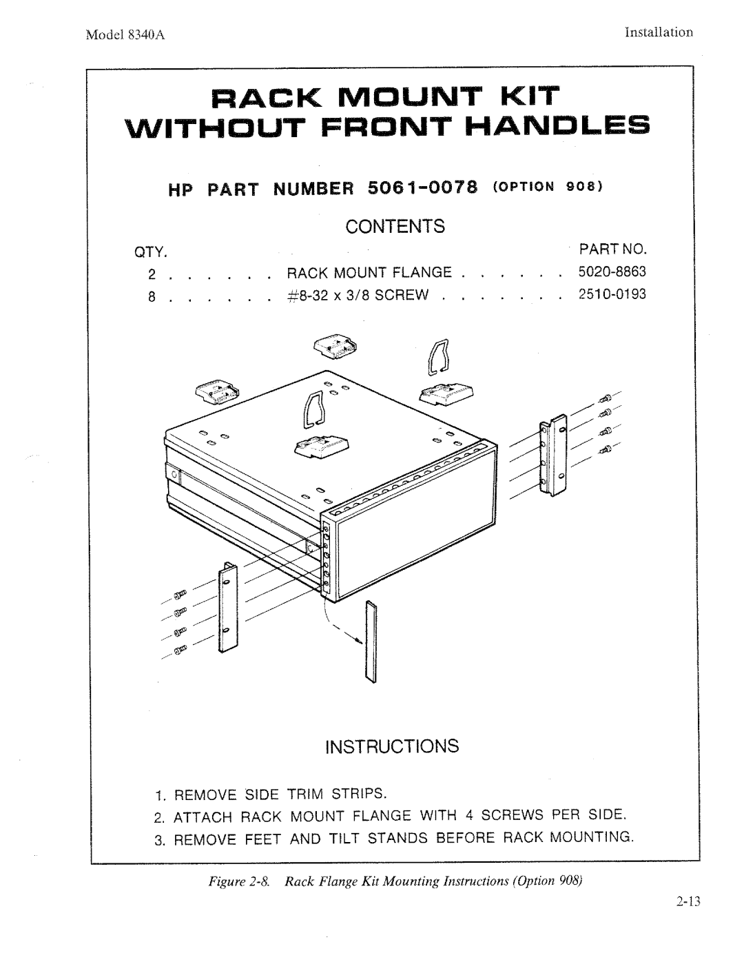 HP 8340a manual 