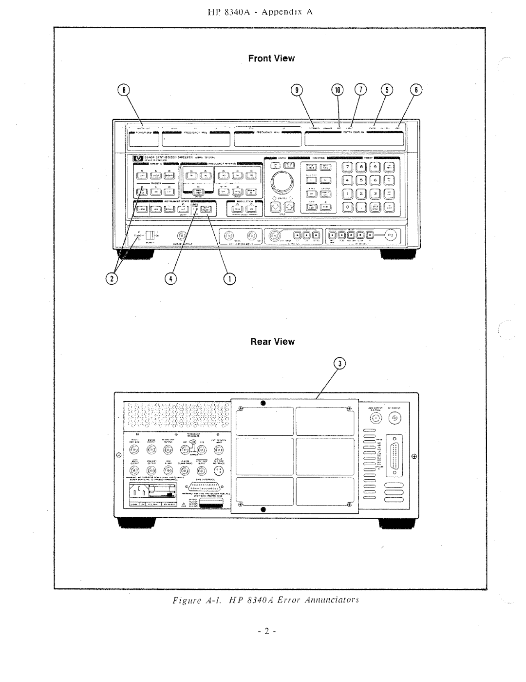 HP 8340a manual 