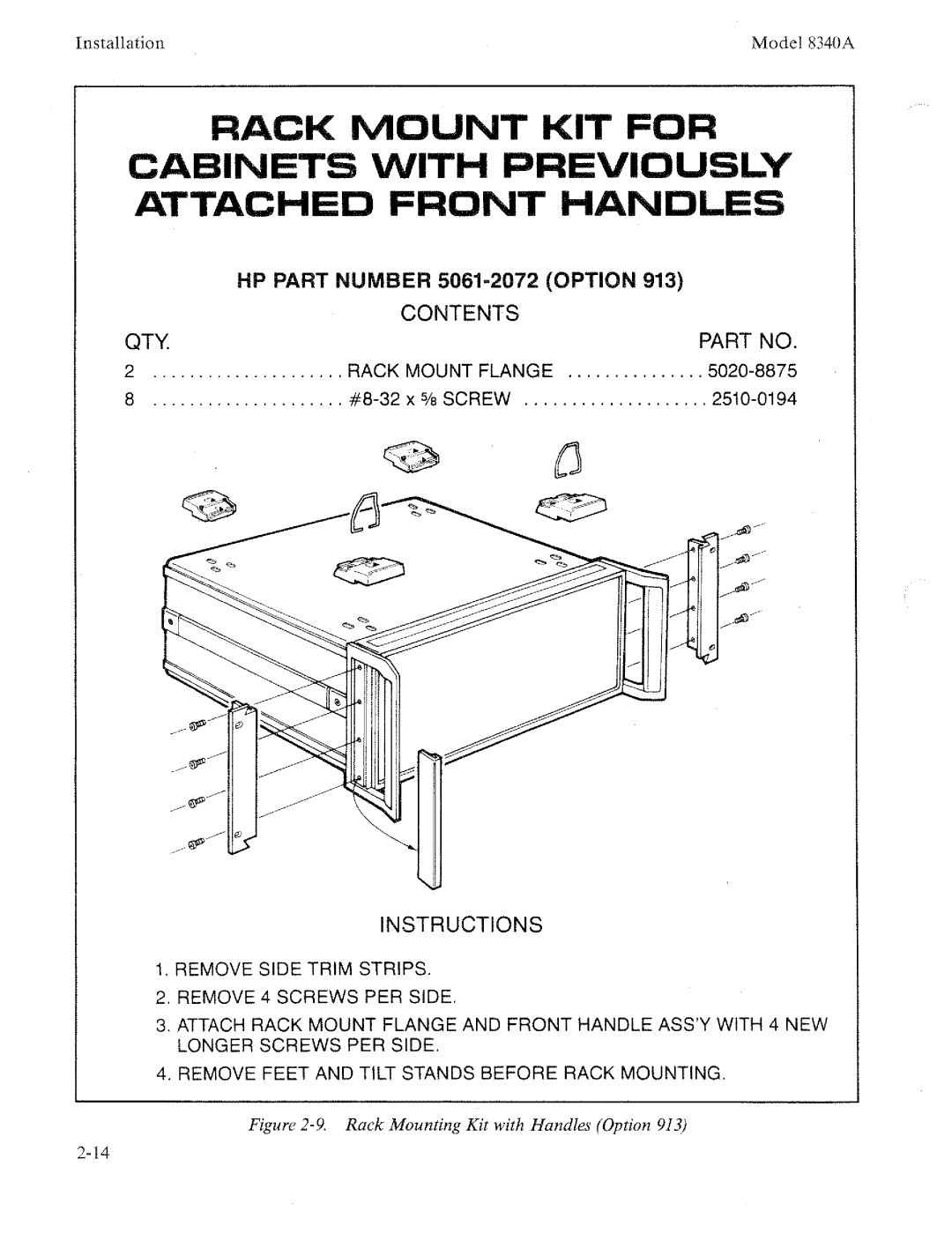 HP 8340a manual 