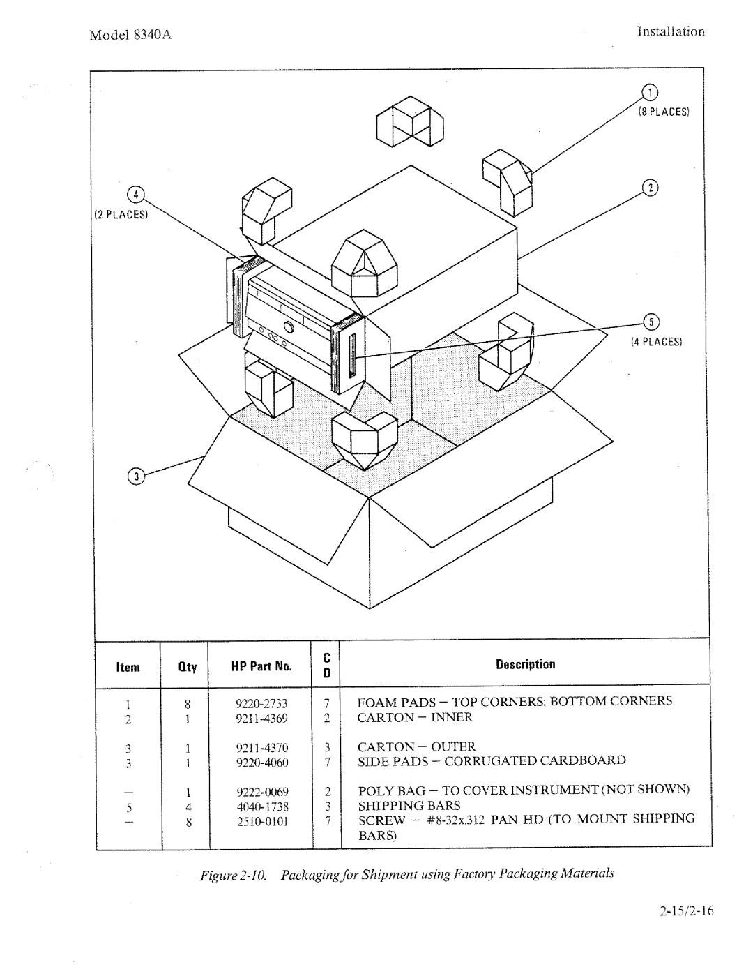 HP 8340a manual 