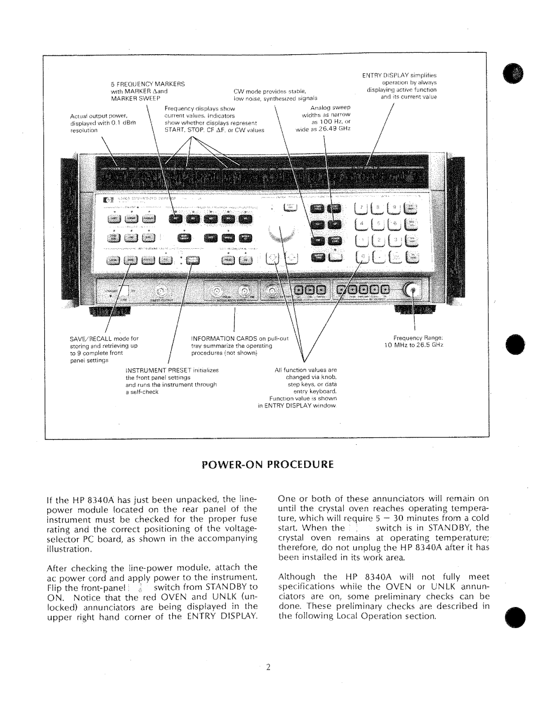 HP 8340a manual 