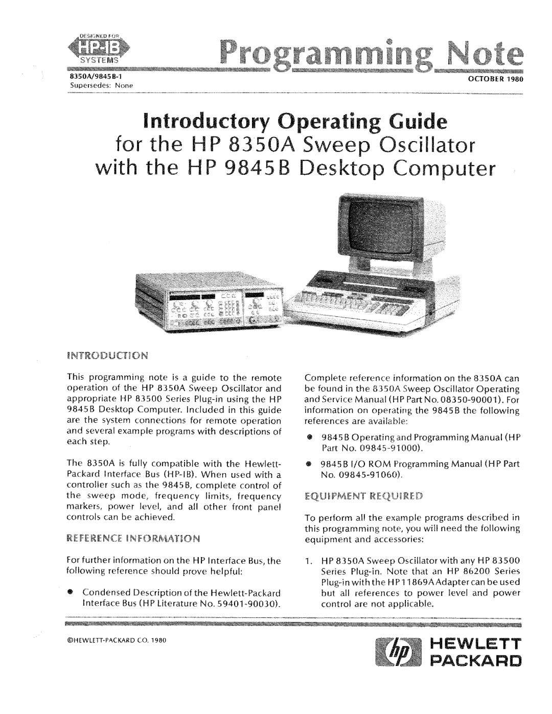 HP 8350A manual 