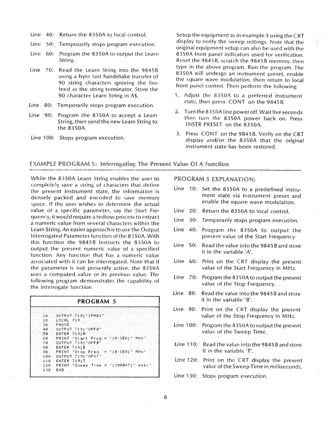 HP 8350A manual 