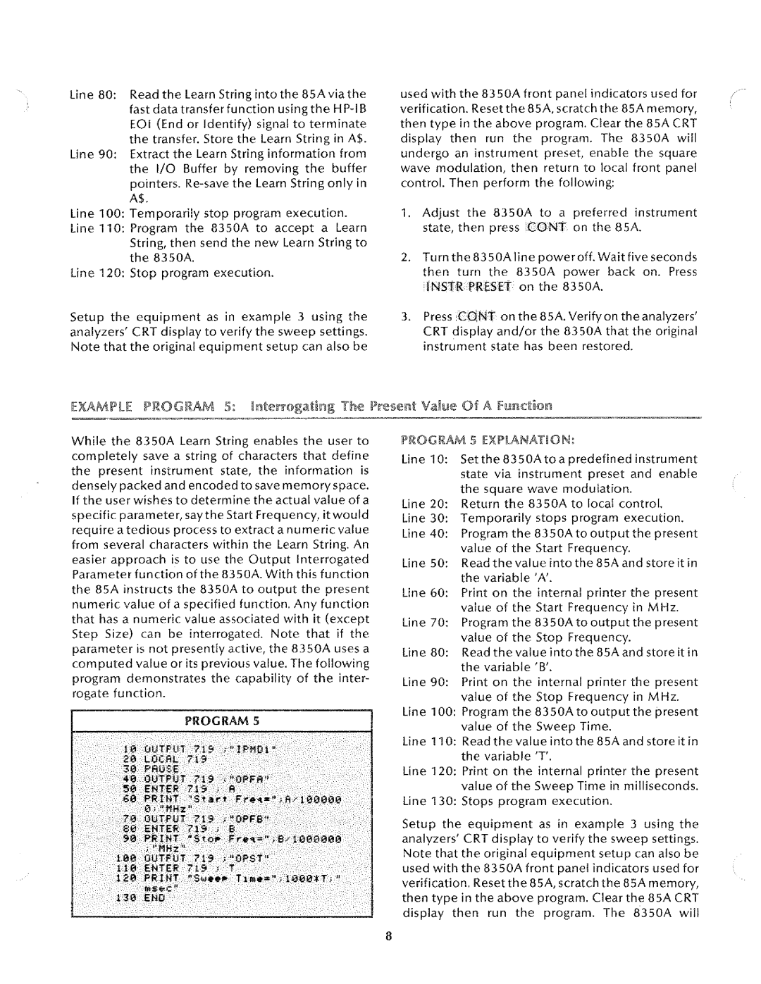 HP 8350A manual 