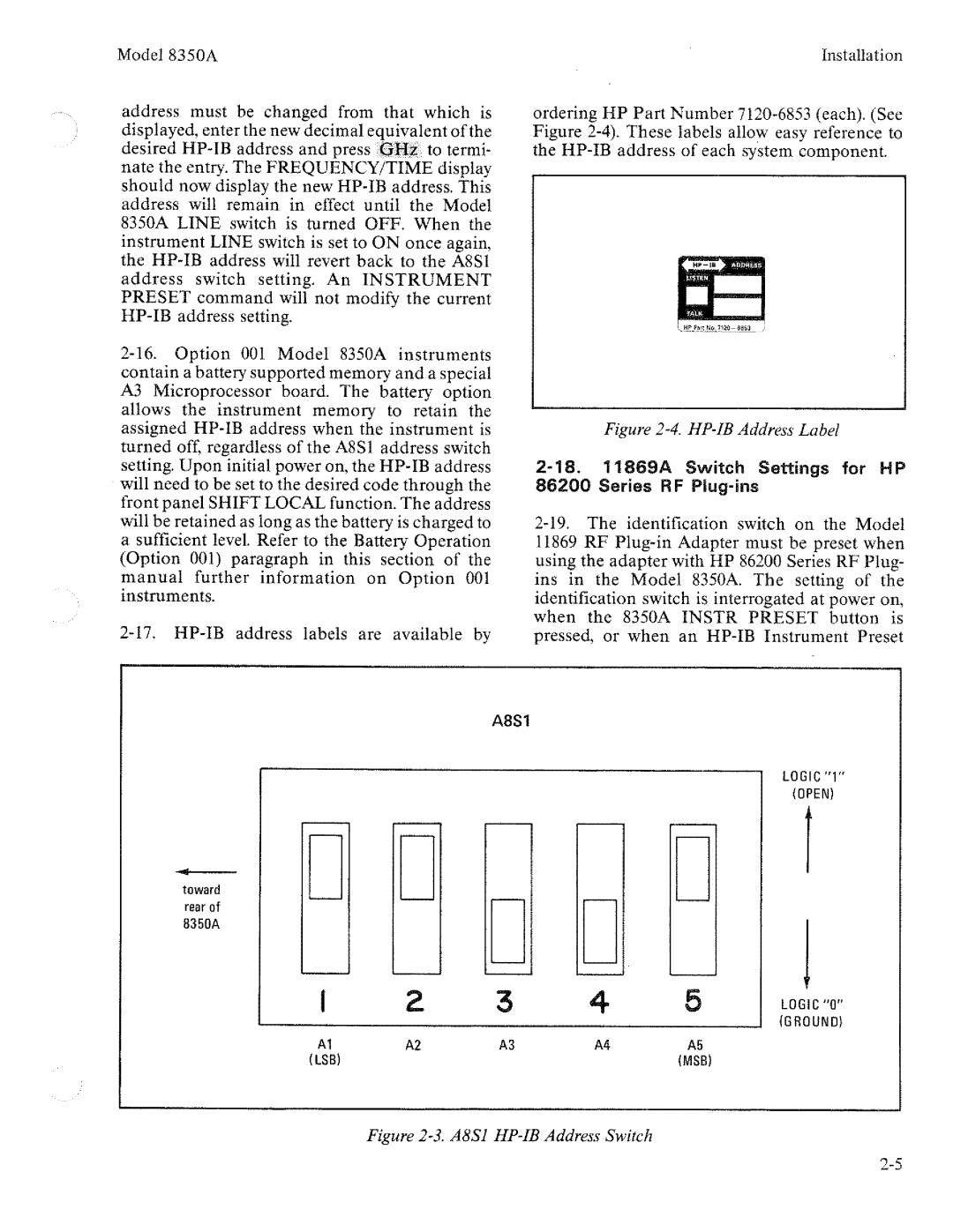 HP 8350A manual 