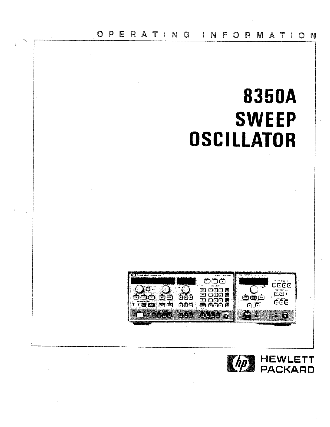 HP 8350A manual 