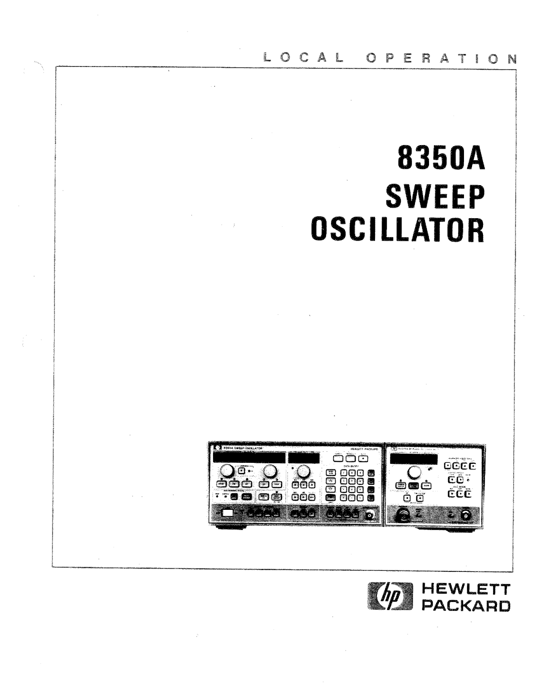 HP 8350A manual 