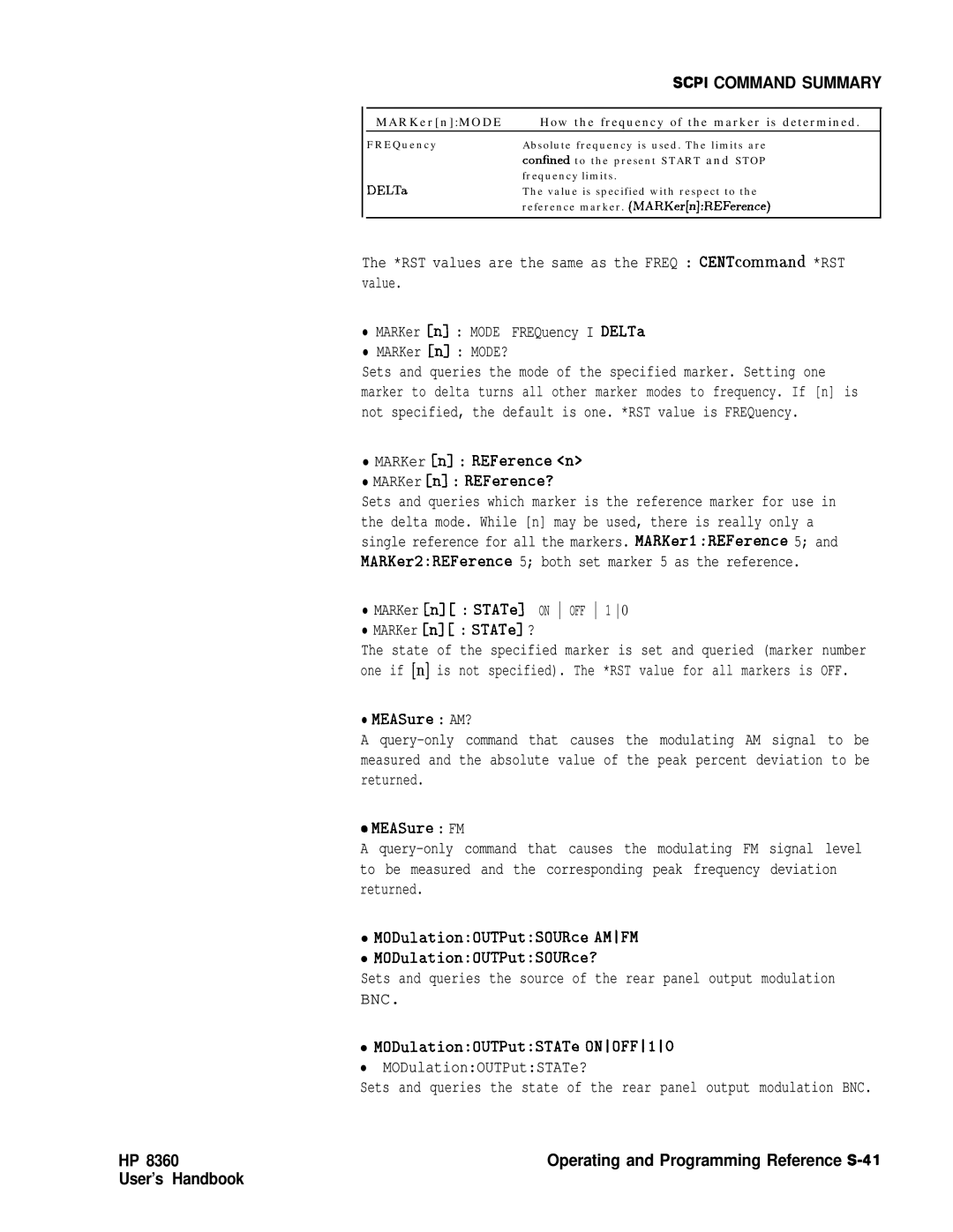 HP 8360 manual Bnc 