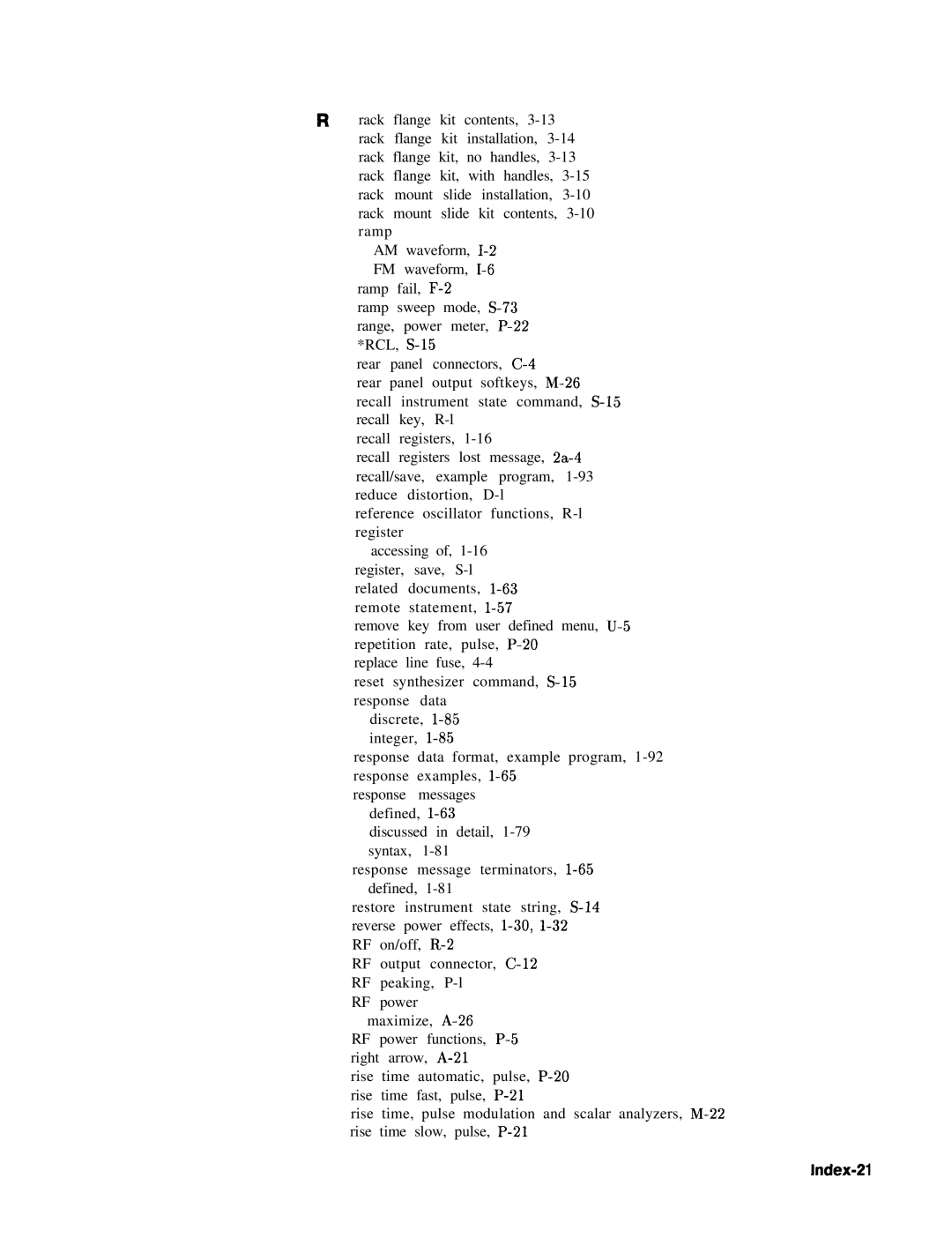 HP 8360 manual Index-2 