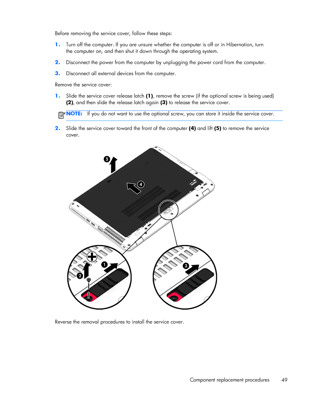 HP 840 G1 manual 