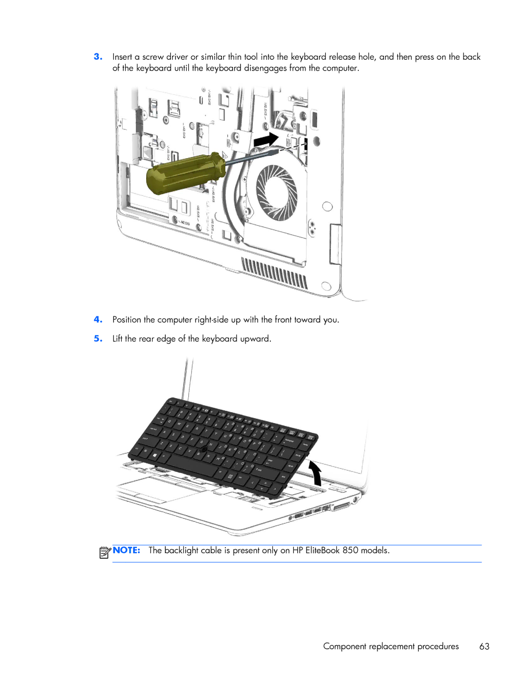 HP 840 G1 manual 