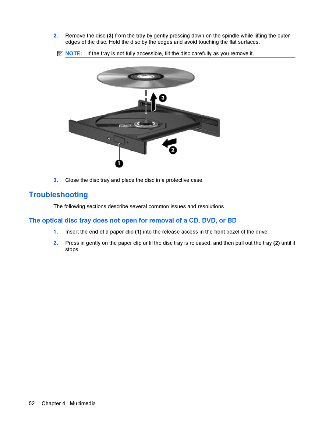 HP 8440P manual Troubleshooting 