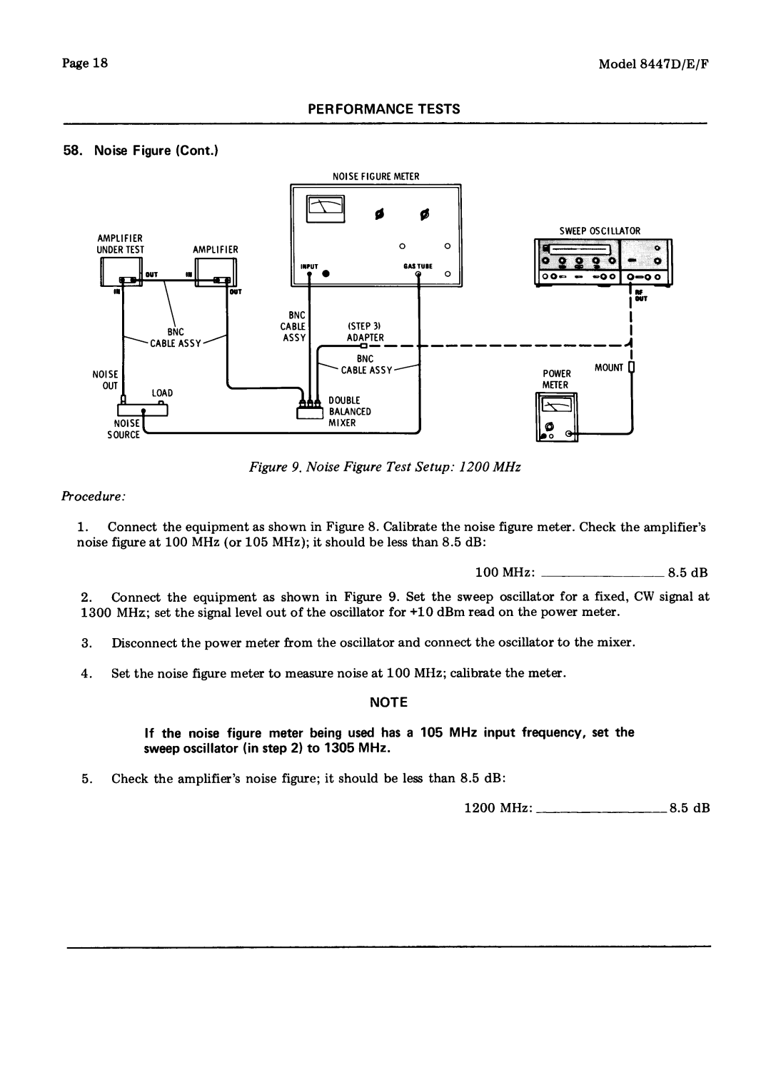 HP 8447F, 8447D manual 