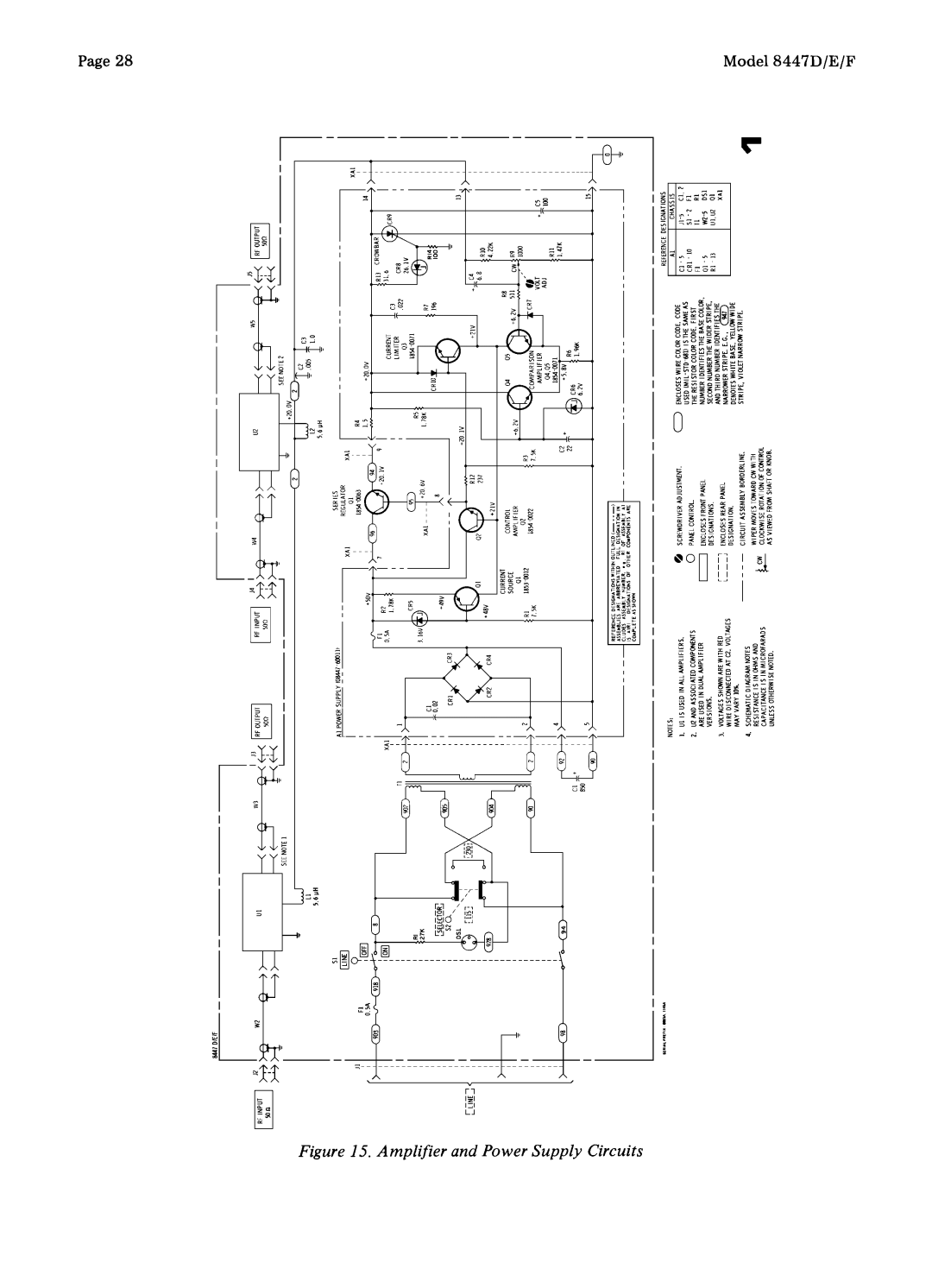 HP 8447F, 8447D manual 