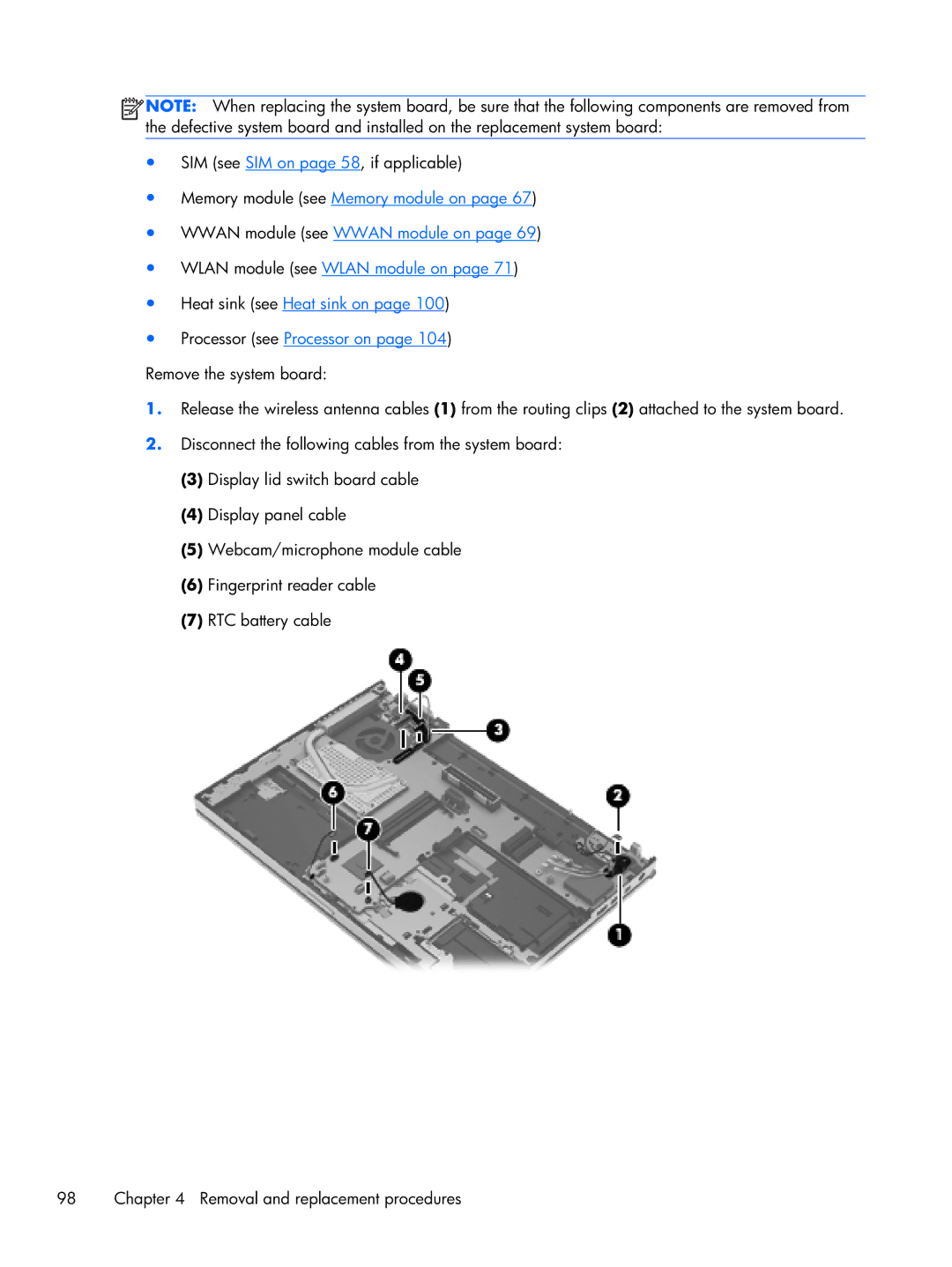 HP 14 C7A68UT#ABA, 8470w C7A68UTABA, 8470p C7M31UP 14.0 C7M31UP#ABA manual SIM see SIM on page 58, if applicable 