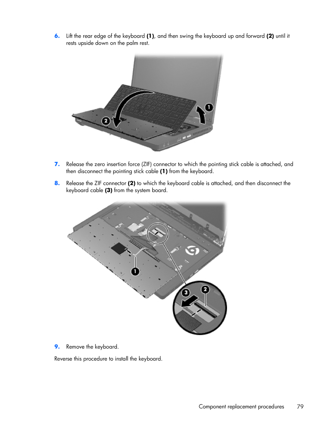 HP 8470w C7A68UTABA, 14 C7A68UT#ABA, 8470p C7M31UP 14.0 C7M31UP#ABA manual 