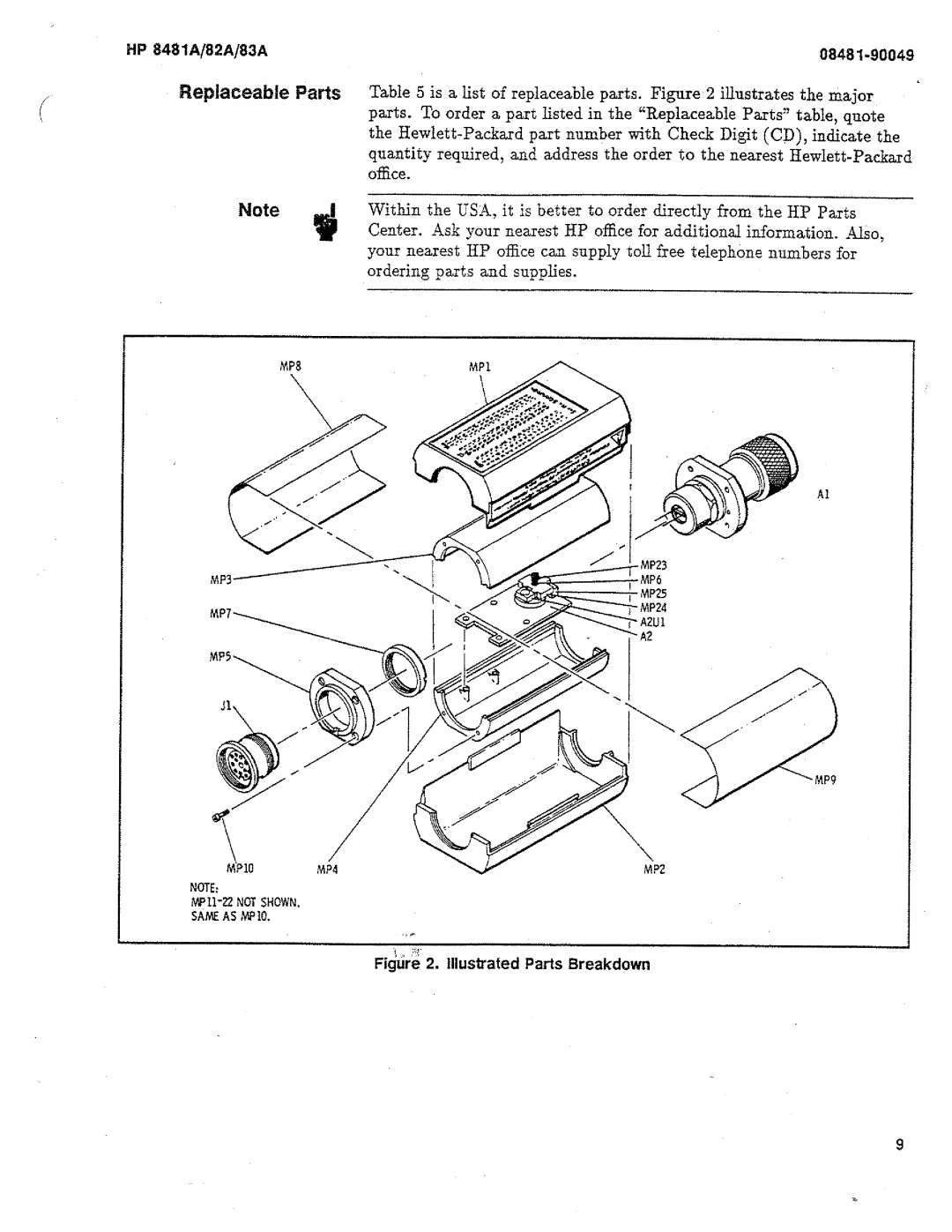 HP 8483A, 8481A, 8482A manual 